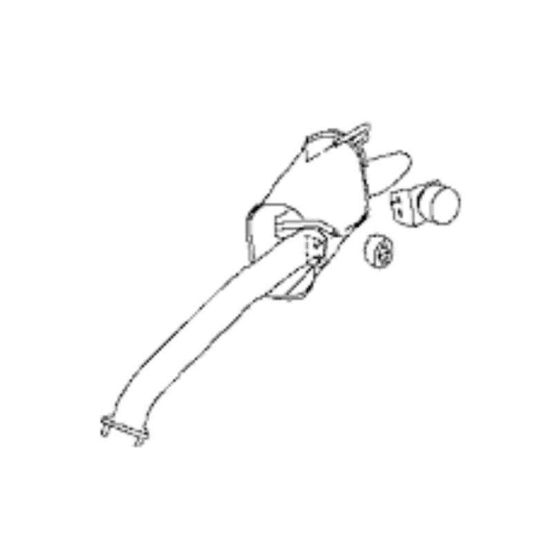 Muffler Assembly Post-Tail Pipe - 203501LP0A
